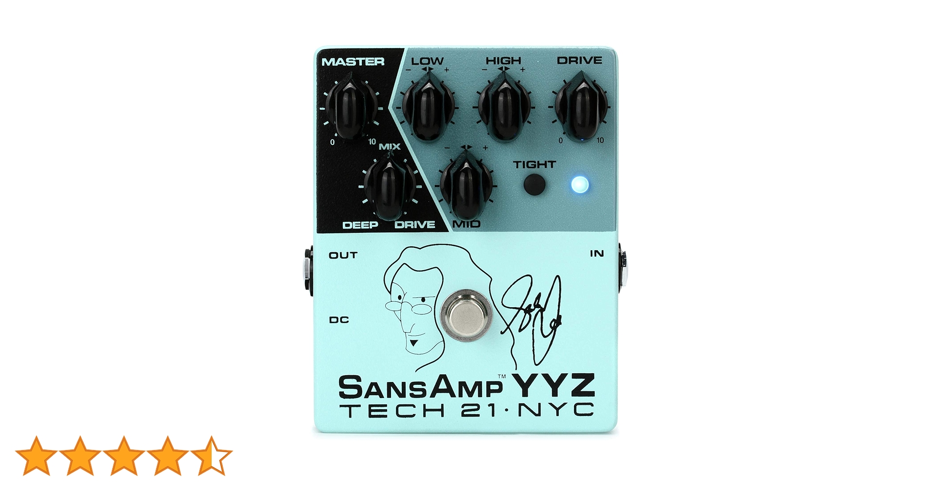 Tech21 SANSAMP YYZ　箱・説明書・ステッカー付 Tech21 SANSAMP YYZ 箱・説明書・ステッカー付 Tech21 SANSAMP
